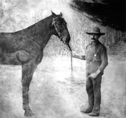 This picture, presumably of Rory MacGregor, is the only known artifact of the spirit who resides, among others, at the Newhall Ranch House.