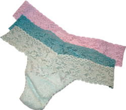 Hanky Panky panties<BR><B>Just Us Girls, 259-7157</B>