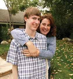 Michael with mom Jacqui