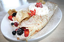 Sweet and light, these Strawberry Crepes are perfect for a romantic breakfast. Or enjoy them with a side of bacon, a corner table and the newspaper for a solo treat. Either way, these fresh berries and cream will be the tastiest part of your day. <st