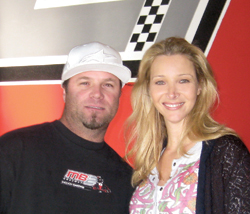 MB2 Raceway, Chris Brooks and Lisa Kudrow