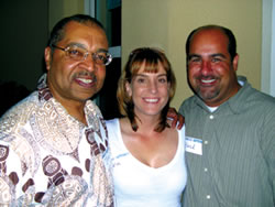 Jim Ventress, Lisa Burke and Karl McCarthy