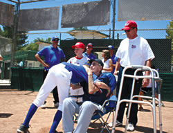 Hart Baseball players have established close emotional connections with the well-liked ump