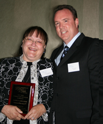 2009 Man & Woman of the Year Greg Amsler & Nancy Coultier