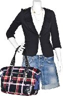 Juicy Couture blazer & bag; Velvet tee; True Religion shorts; jewelry j.serraino 255-9944