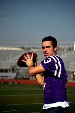 Valencia Quarterback Alex Bishop