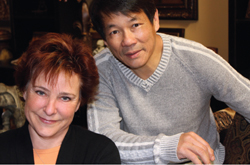 Susie Mullenger, of Macc Design Boutique and Jim Wong of Ambience Furniture