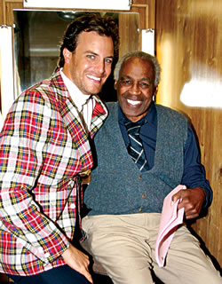 Hamilton von Watts here with co-star Robert Guillaume, best known for his character Benson in the daytime-drama parody "Soap" (1978 Emmy for Supporting Actor). Guillaume then carried the Benson character into his own starring series, "