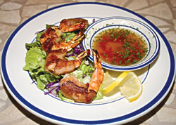 Honey Roasted Shrimp appetizer