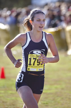 Shannon Murakami of Saugus High School captured an individual CIF Division I state championship. Photo by Eddie Sadiwa courtesy of The Signal.