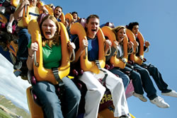 Generations of local and visiting families have enjoyed the thrills of world-class roller coasters like Scream.