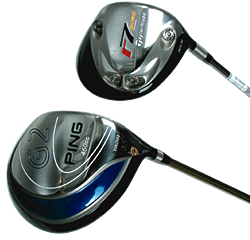 Golf clubs from Roger Dunn Golf Shop