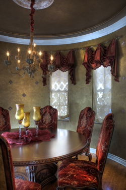 n entertainment epicenter, the formal dining room