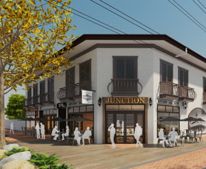 The future location of the next RE/MAX office, conveniently found on the corner of Main and Market Streets in Old Town Newhall, will be a two-story building featuring a much-anticipated restaurant on the ground floor. The culinary genius of celebrate