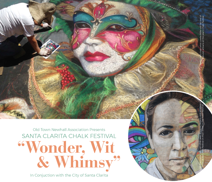 ABOVE Renowned chalk artist Lorelle Miller will be one of the featured artisans at this year