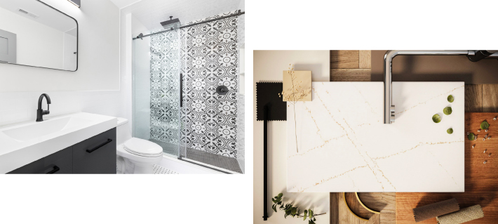 courtesy of Caesarstone (right)