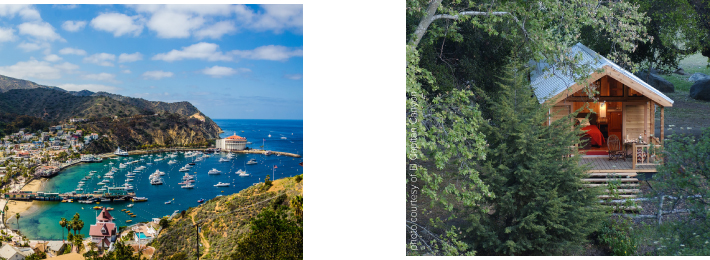 courtesy of Shutterstock (left) | courtesy of El Capitan Canyon