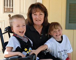 Tamara Gurney with Cameron & Tayia of Carousel Ranch