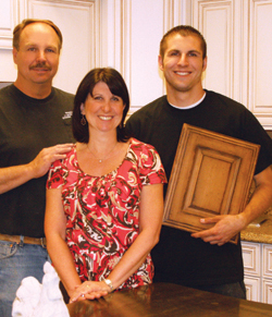 John, Lisa and Guy Woodward